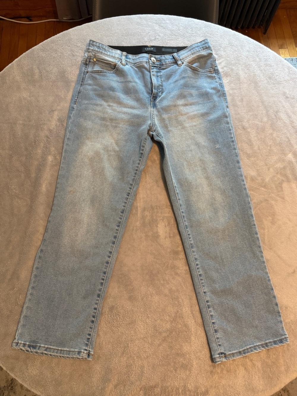 Women’s Light Blue Cropped Jeans - Classic Straight Ankle Fit